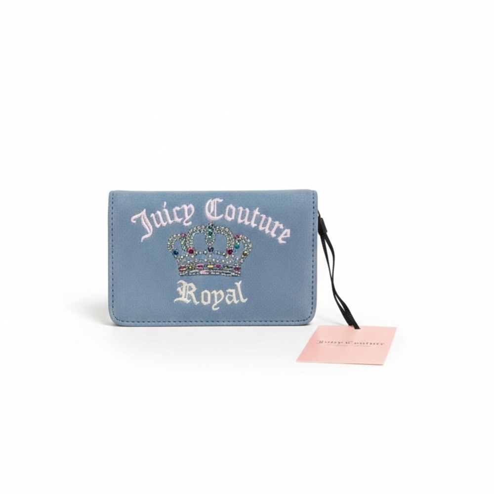 Juicy Couture Blue Royal Card Holder